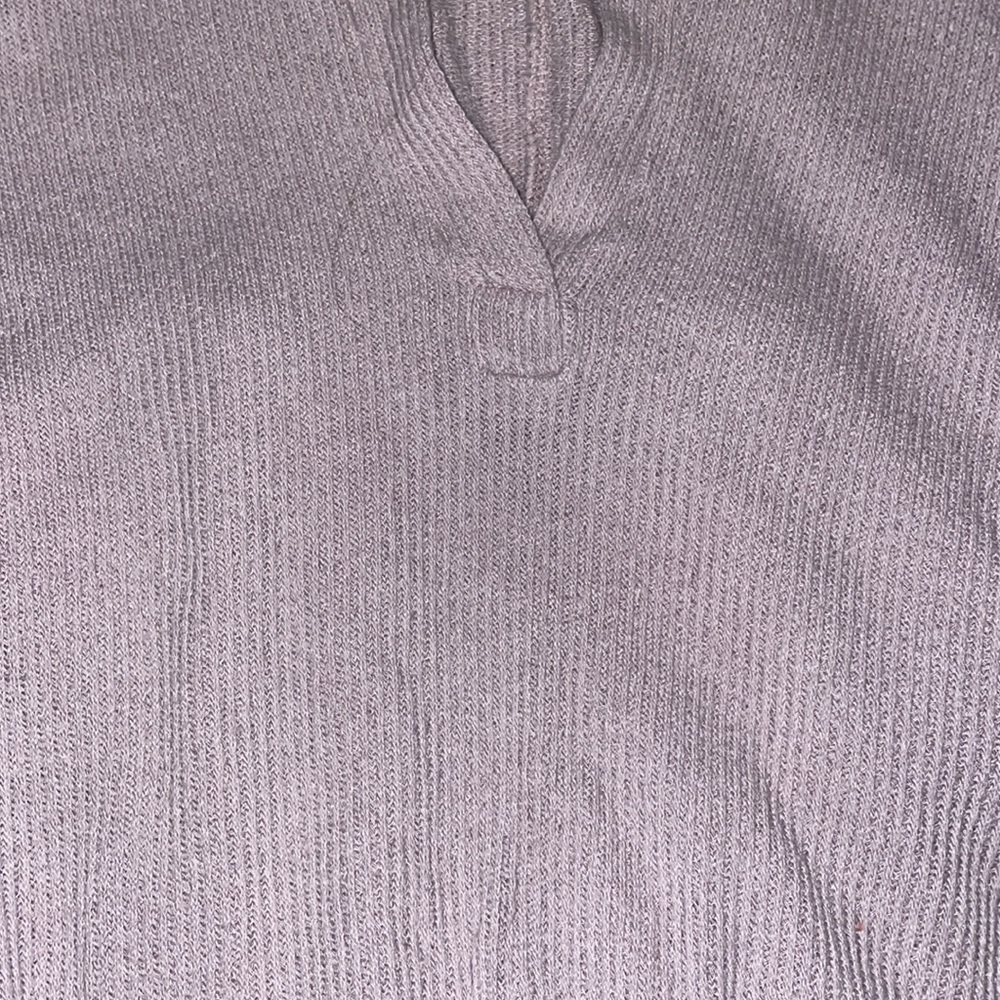 Lavender Roxy Ripped Sweater - Picture 2 of 3